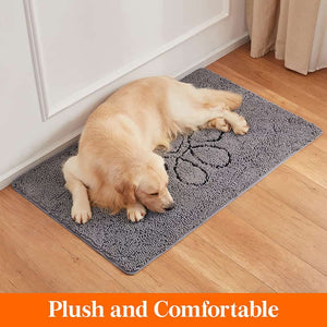 Lifewit Washable Chenille Indoor Door Mat Rug for 