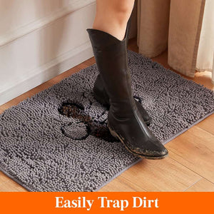 Lifewit Washable Chenille Indoor Door Mat Rug for 